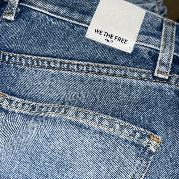 Free People High Waist Denim Shaggy Jeans Sz 27 - Picture 12 of 13